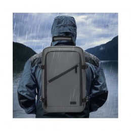 Wodoodporny Szary Plecak do Samolotu 40x20x25 Bagaż 20L Expander W2 - 2