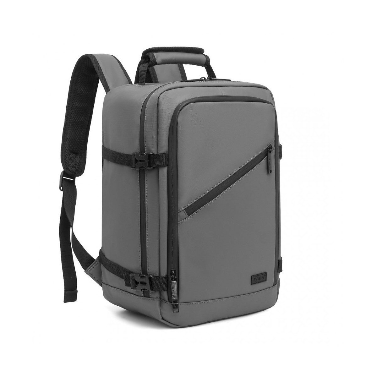 Wodoodporny Szary Plecak do Samolotu 40x20x25 Bagaż 20L Expander W2