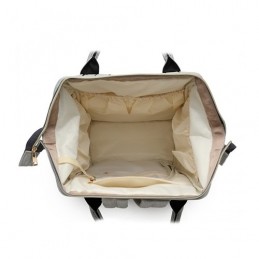 Szaro Czarny Plecak dla Mamy Diaper KN62 - 5