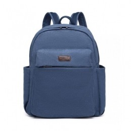 Plecak Miejski Damski Canvas Granatowy Bossi - 3