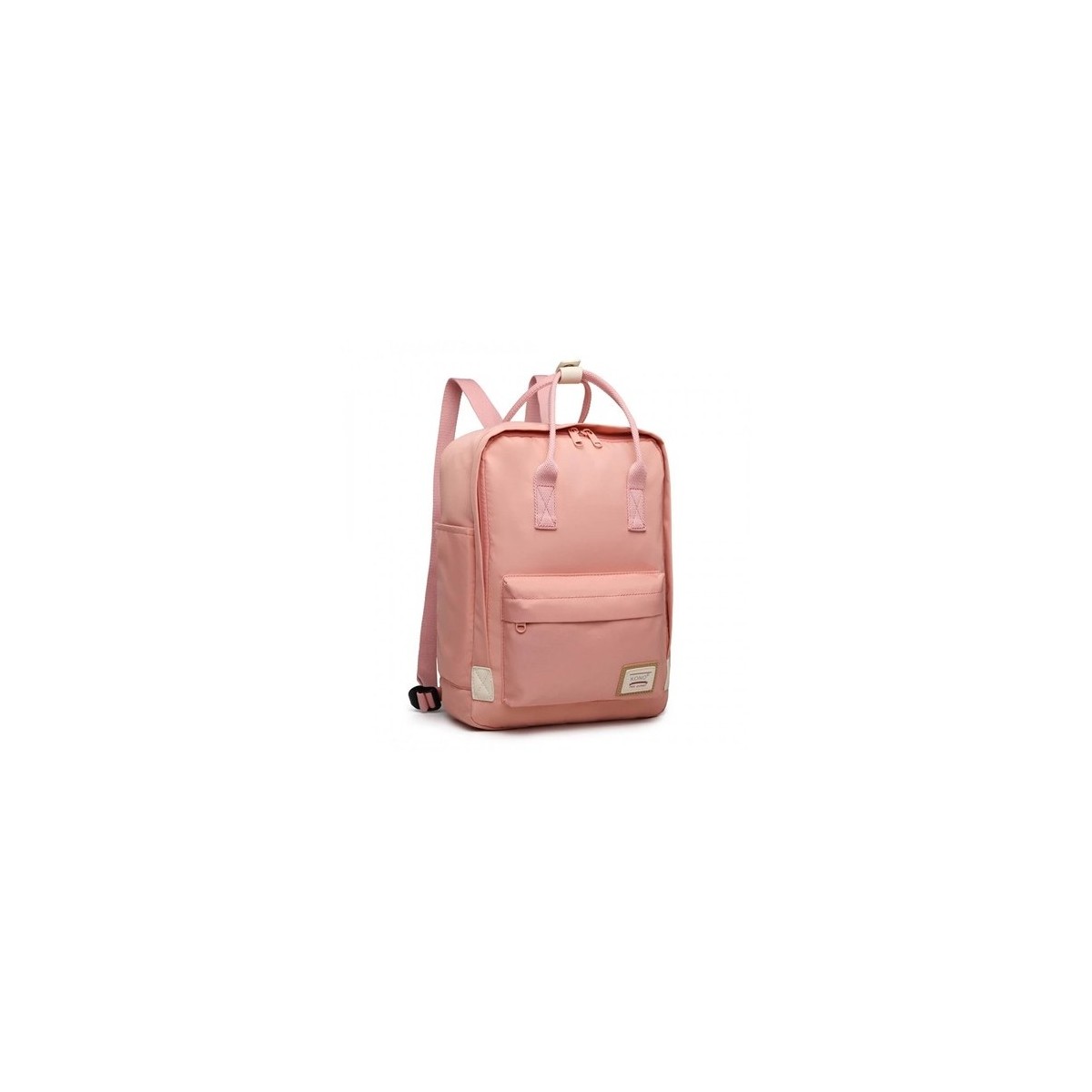 Pudrowy plecak vintage damski KN02 - 1