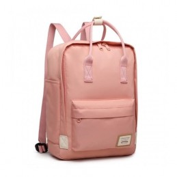 Pudrowy plecak vintage damski KN02 - 3