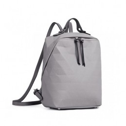 Damski plecak elegancki miejski szary FREJA - 2