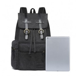 Plecak RETRO damski hipster Czarny KN36 - 5