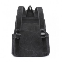 Plecak RETRO damski hipster Czarny KN36 - 7