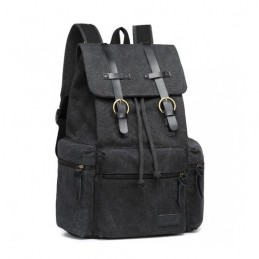Plecak RETRO damski hipster Czarny KN36 - 8