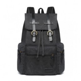 Plecak RETRO damski hipster Czarny KN36 - 9