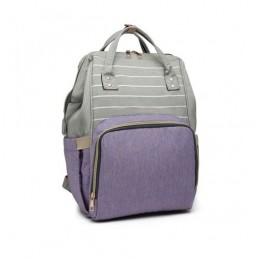 Plecak dla mamy w paski wrzos DIAPER KN61 - 2