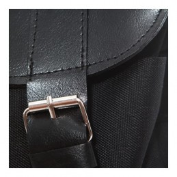 Plecak vintage skórzany męski czarny BVL29 - 4