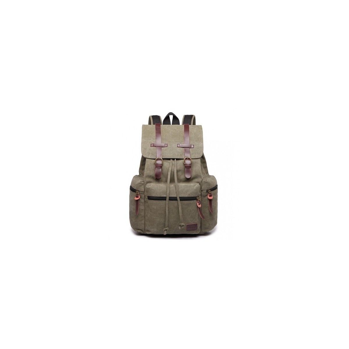 Plecak RETRO damski hipster Zielony KN31 - 1