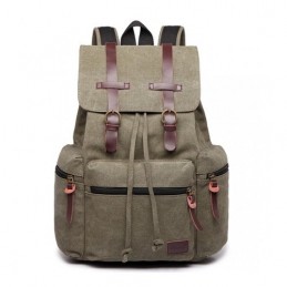 Plecak RETRO damski hipster Zielony KN31 - 3