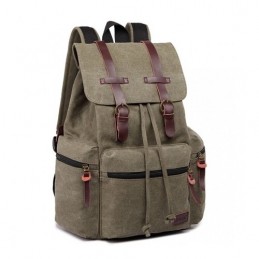 Plecak RETRO damski hipster Zielony KN31 - 4