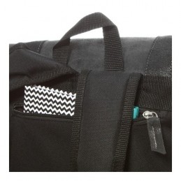 Czarny plecak skórzany na laptopa 14" BV29 - 8