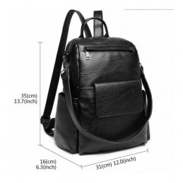 Elegancki Plecak i Torebka Damska 2w1 Bizu - 7