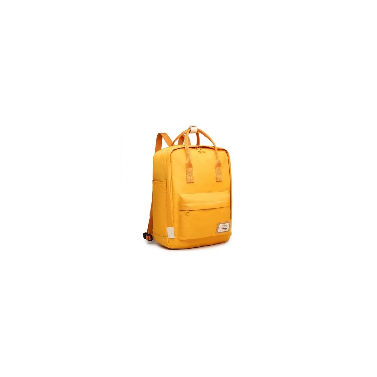 Musztardowy plecak vintage damski KN03 - 1