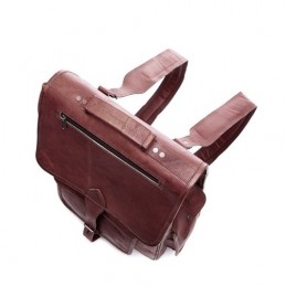Plecak skórzany vintage brąz Outlander BT09 - 6