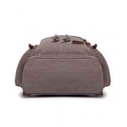 Plecak vintage damski hipsterski szary KN33 - 5
