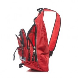 Plecak jednoramienny sportowy czerwony 95BS - 4