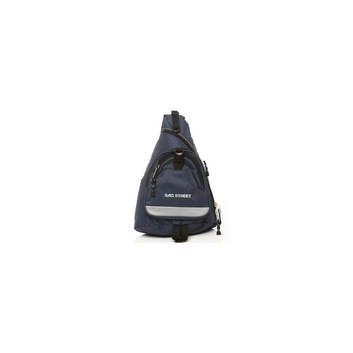 Plecak jednoramienny sportowy granatowy 95BS - 1