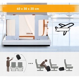Biały Plecak Damski Ryanair do Samolotu 40x30x20 20L Expander - 13