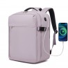 Fioletowy elegancki Plecak do samolotu Ryanair 40x30x20 z USB Rosso PE - 1