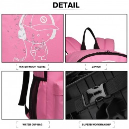 Plecak dziewczęcy różowy